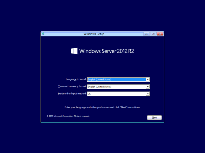 Windows Server 2012 R2安装教程？(提示=windows sever2012 r2）