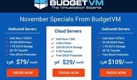 BudgetVM不限流量VPS低至29美元/月 免费提供IPv6（不限流量vps推荐）