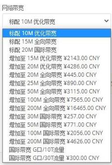 香港主机带宽多少钱一个月？