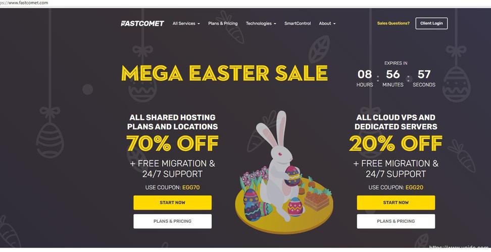 FastComet周年庆活动 海外虚拟主机全场1.5折 低至$1.49/月（海外虚拟主机购买）
