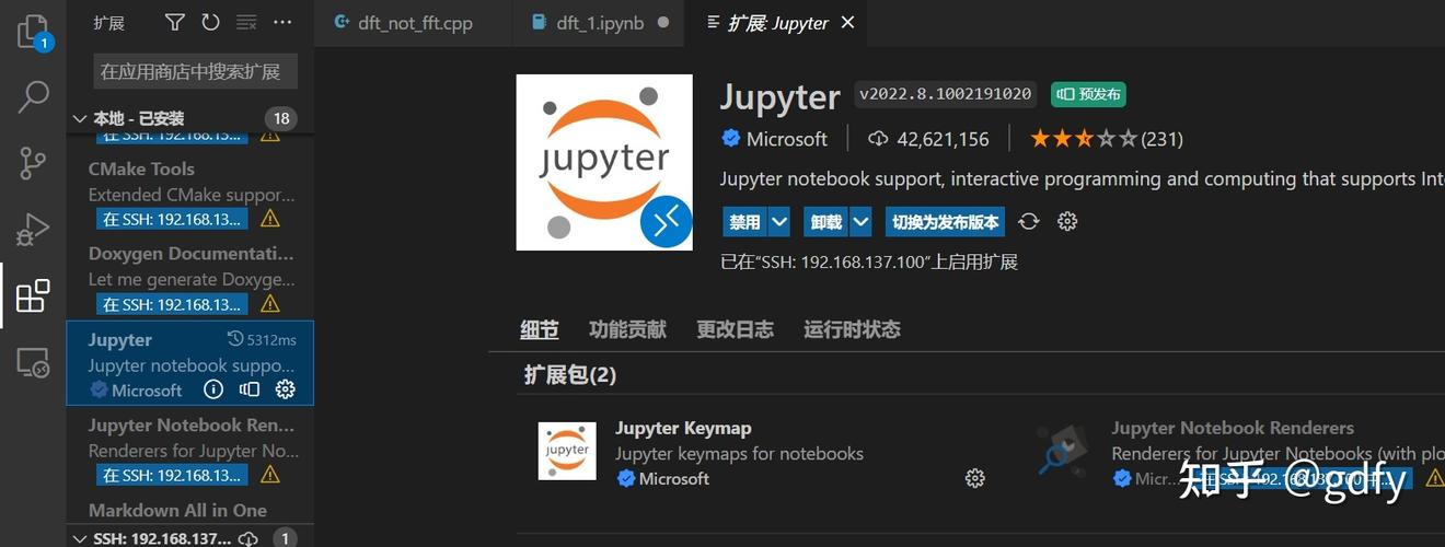 ModelScope有彩色的反馈信息的jupyter是安装了什么样的扩展实现的？