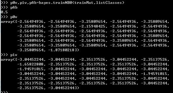 Python编程之基于概率论的分类方法：朴素贝叶斯-图2